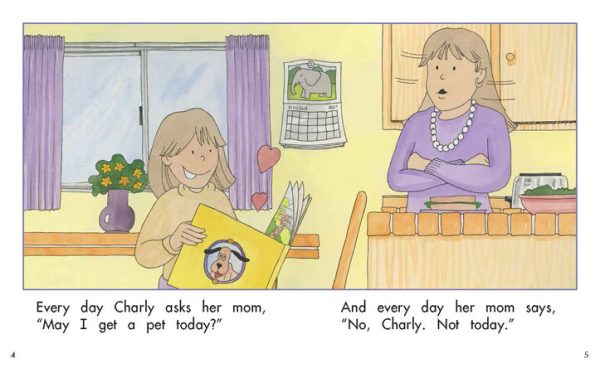 Interior spread #3 for A Pet for Charly by Barbara Flores; Elena Castro; Eddie Hernández