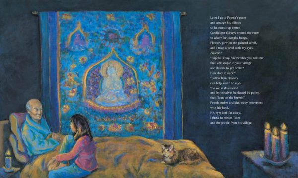 Interior spread #3 for Tashi and the Tibetan Flower Cure by Naomi C. Rose and Naomi C. Rose