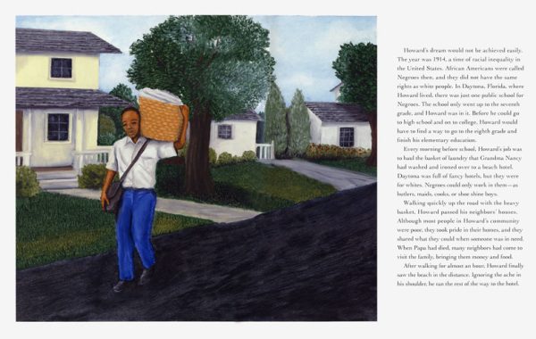 Interior spread #1 for Howard Thurman's Great Hope by Kai Issa and Arthur L. Dawson