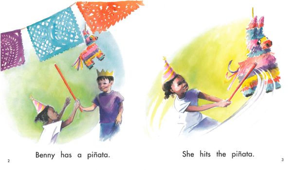 Interior spread #2 for Piñata Party by Mimi Chapra and Christy Hale