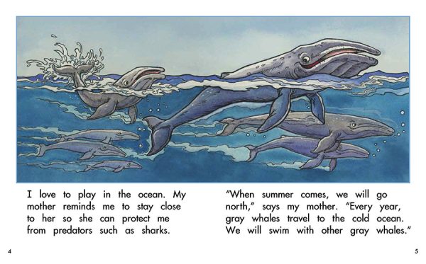 Interior spread #2 for Marina the Whale by Barbara M. Flores; Elena Castro; Eddie Hernández and Carlos Senties