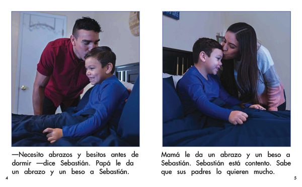 Interior spread #2 for Buenas noches by Barbara M. Flores; Elena Castro; Eddie Hernández