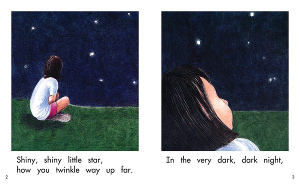 Interior spread #2 for Shiny, Shiny Little Star by Elena Castro; Barbara Flores; Eddie Hernandez and Michael Ramirez