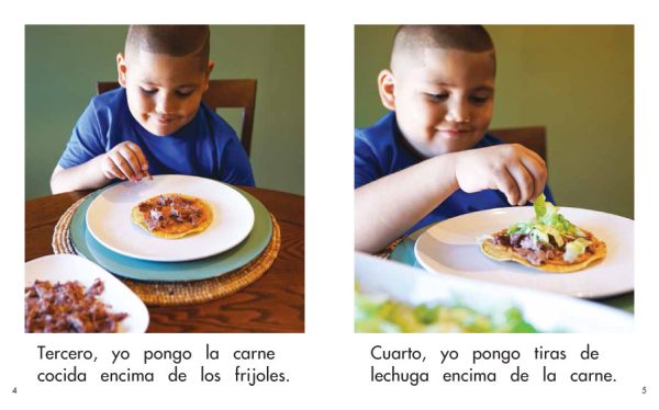 Interior spread #3 for Vamos hacer una tostada by Elena Castro; Barbara M. Flores; Eddie Hernández