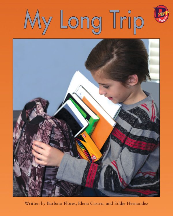 Front cover for My Long Trip by Barbara Flores; Elena Castro; Eddie Hernández