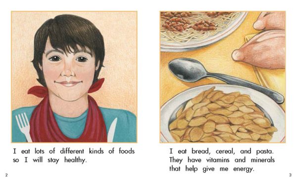 Interior spread #2 for What I Eat by Barbara Flores; Elena Castro; Eddie Hernández and Michael Ramirez