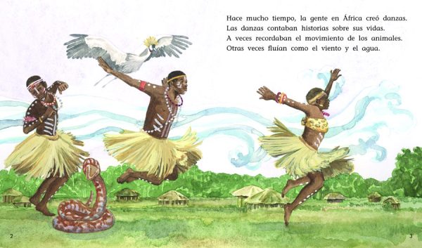 Interior spread #2 for Danza Africana by Patricia Keeler; Júlio Leitão and Patricia Keeler