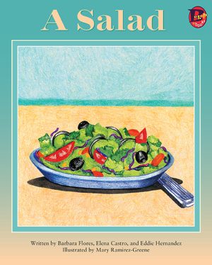 Front cover for A Salad by Elena Castro; Barbara Flores; Eddie Hernandez and Mary Ramírez-Greene