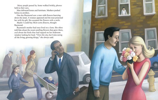 Interior spread #2 for Raymond's Perfect Present by Therese On Louie and Suling Wang