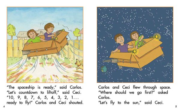 Interior spread #2 for The Journey of Carlos and Ceci by Barbara M. Flores; Elena Castro; Eddie Hernández and Sergio Ramirez