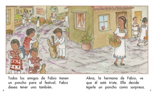 Interior spread #3 for Fabio y el festival maya by Barbara Flores; Elena Castro; Eddie Hernández