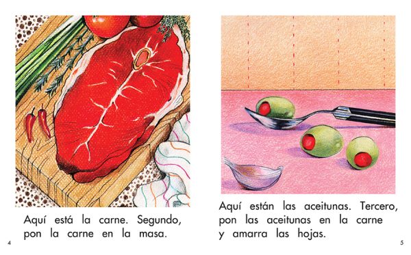 Interior spread #3 for Los tamales by Elena Castro; Barbara Flores; Eddie Hernandez and Michael Ramirez