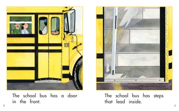 Interior spread #2 for The School Bus by Elena Castro; Barbara Flores; Eddie Hernandez and Michael Ramirez