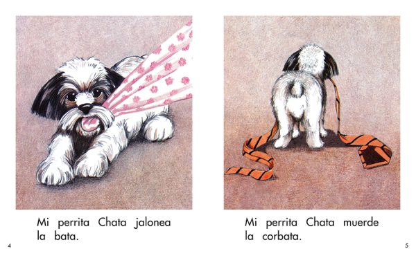 Interior spread #3 for Mi perrita Chata by Elena Castro; Barbara Flores; Eddie Hernandez and Michael Ramirez