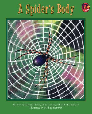 Front cover for A Spider's Body by Elena Castro; Barbara Flores; Eddie Hernandez and Michael Ramirez; Mary Ramírez-Greene