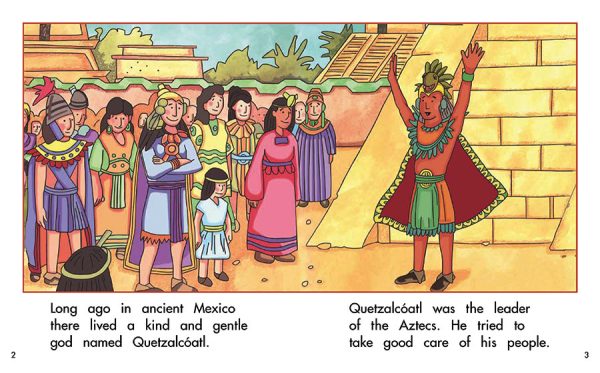 Interior spread #1 for Quetzalcóatl's Corn by Barbara Flores; Elena Castro; Eddie Hernández and Mary Ramírez-Greene