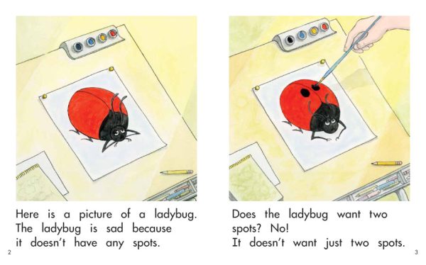 Interior spread #2 for The Ladybug Is Sad by Elena Castro; Barbara Flores; Eddie Hernandez