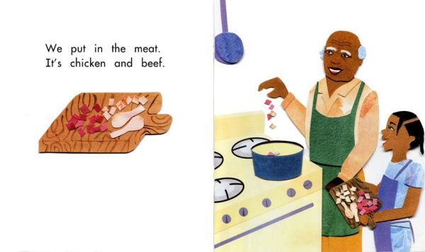 Interior spread #1 for Go Go Gumbo by Adjoa Burrowes and Adjoa J. Burrowes