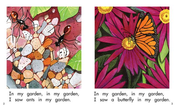 Interior spread #2 for In My Garden by Elena Castro; Barbara Flores; Eddie Hernandez and Michael Ramirez