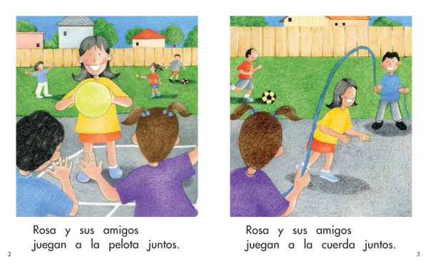 Interior spread #2 for Rosa y sus amigos by Elena Castro; Barbara Flores; Eddie Hernandez and Michael Ramirez