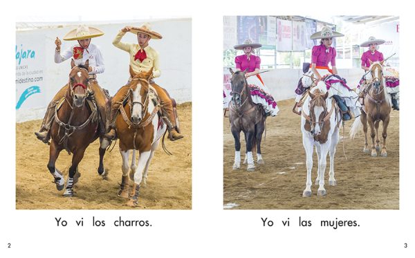 Interior spread #2 for La charreada by Elena Castro; Barbara Flores; Eddie Hernandez