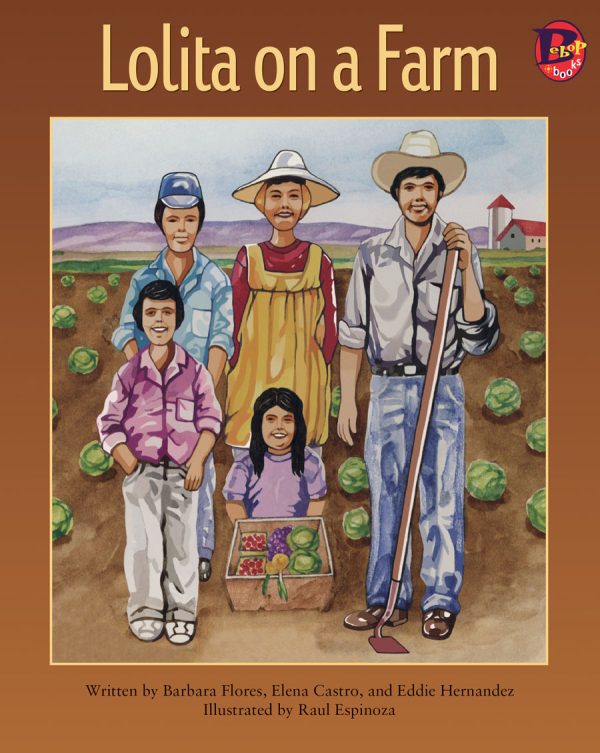 Front cover for Lolita on a Farm by Barbara M. Flores; Elena Castro; Eddie Hernández