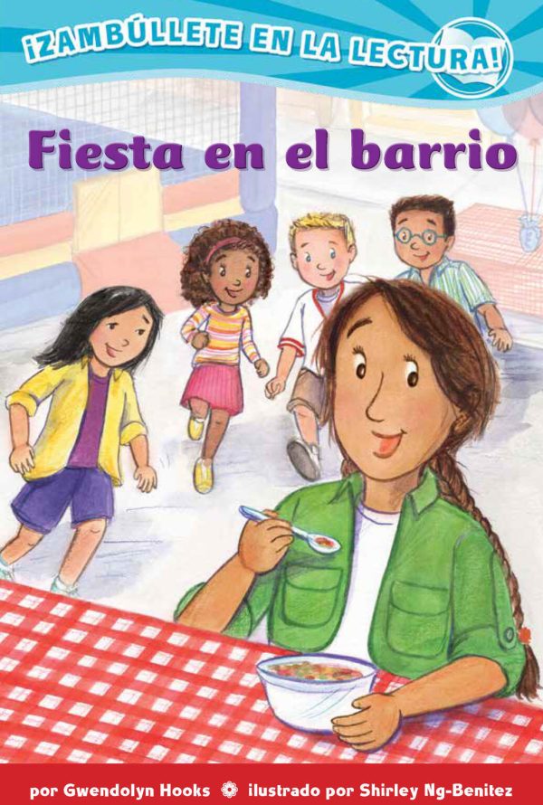 Front cover for Fiesta en el barrio (Confetti Kids #3) by Gwendolyn Hooks and Shirley Ng-Benitez