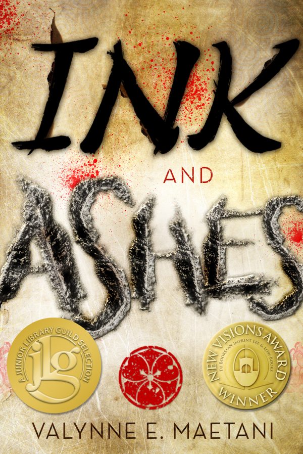 Front cover for Ink and Ashes by Valynne Maetani