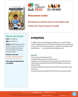 Cover of Montgomery and the Case of the Golden Key Big Library Read Teacher's Guide