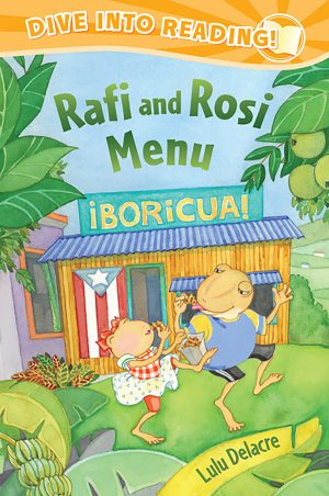 Front cover for Rafi and Rosi Menu! by Lulu Delacre and Lulu Delacre